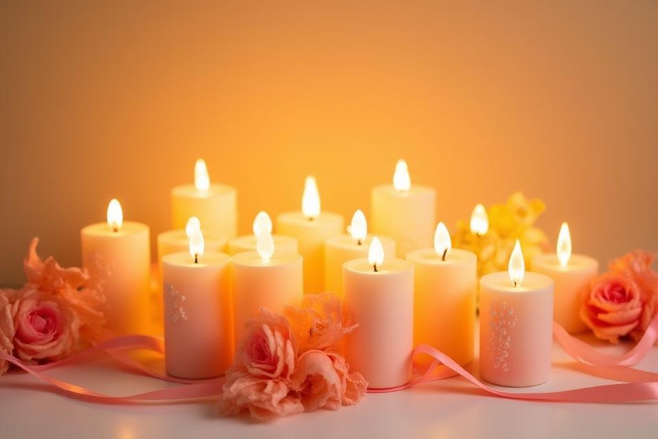 Event Specific Candles for Filipino Celebrations