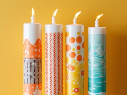 Retro Patterns Nostalgic Candles